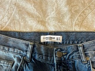 Pull&Bear Pantalones Cortos Vaqueros Anchos
