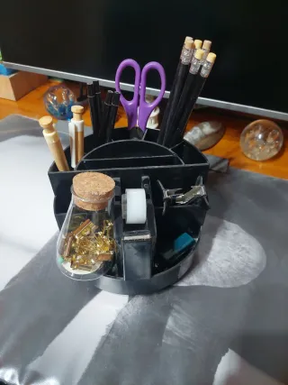 Organizador de escritorio giratorio