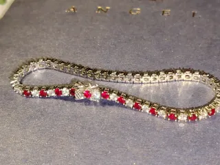 Bracciale Tennis Argento 925 con Zirconi bicolori