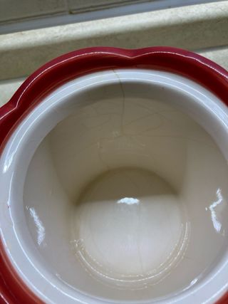 Set 2 Contenitori Ceramica Decorati