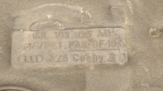 TAPA MOTOR AUDI A4 AVANT (8K5) CGL 03L103925