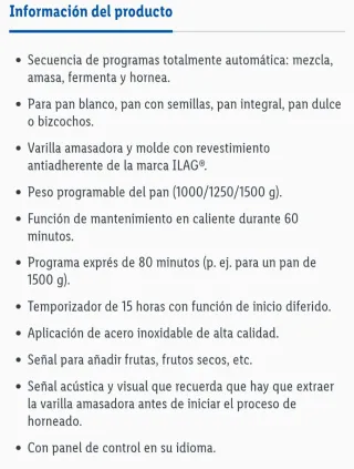 NO con InPost - Panificadora