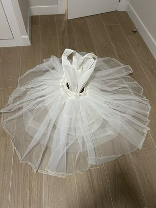 Cancán Fallera Niña Blanco