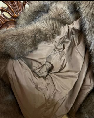 MONTE CERVINO Pelliccia Sintetica Marrone Taglia S