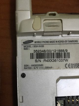 Samsung SGH X430 Vintage da collezione