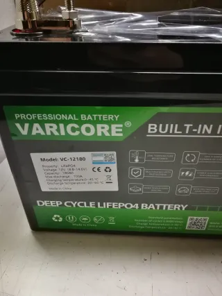 Batería litio 12v 180ah VARICORE  LiFePO4