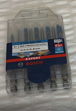 Brocas Bosch HEX-9 MultiConstruction 5 uds