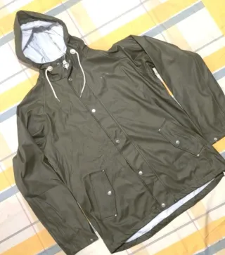 Chubasquero Tretorn Verde Militar talla Xl