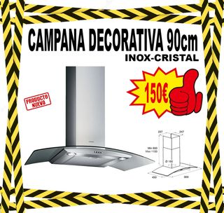 CAMPANA EXTRACTORA COCINA 90cm