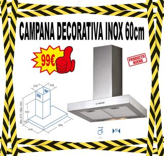 CAMPANA EXTRACTORA COCINA 90cm