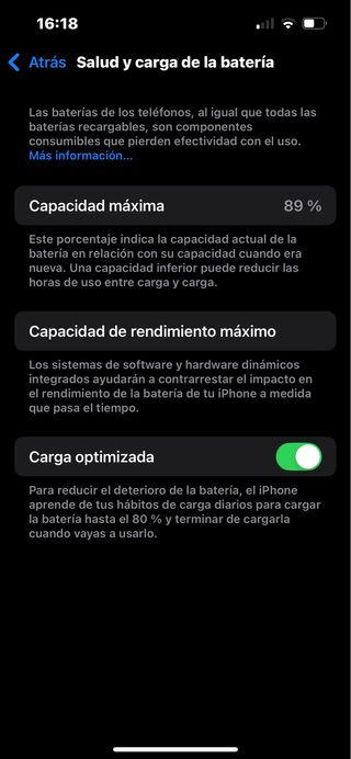iPhone 13 Rojo - Batería 89%