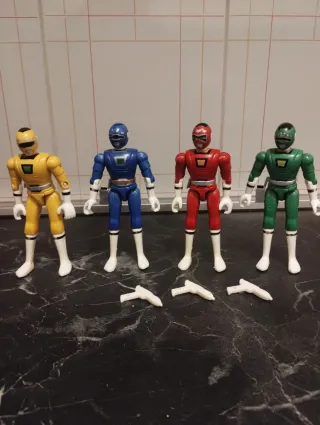 Lotto Power Rangers Action Figure con Armi