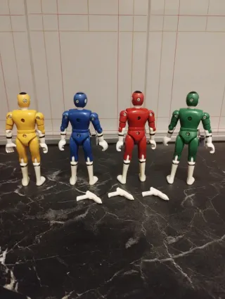 Lotto Power Rangers Action Figure con Armi