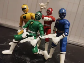 Lotto Power Rangers Action Figure con Armi