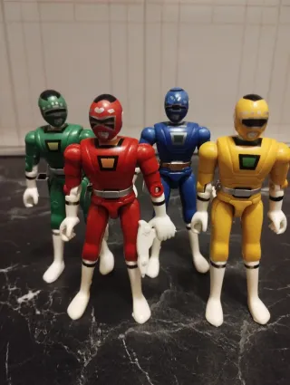 Lotto Power Rangers Action Figure con Armi