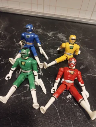 Lotto Power Rangers Action Figure con Armi