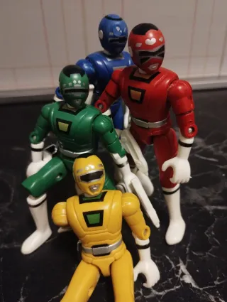 Lotto Power Rangers Action Figure con Armi