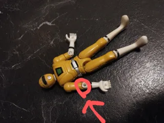 Lotto Power Rangers Action Figure con Armi