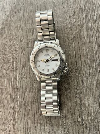 Reloj Orient Automático Motor Dorado