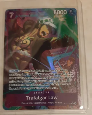 Carte One Piece Trafalgar Law op12 -073 Sr