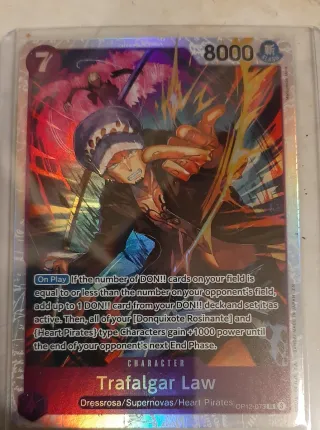 Carte One Piece Trafalgar Law op12 -073 Sr