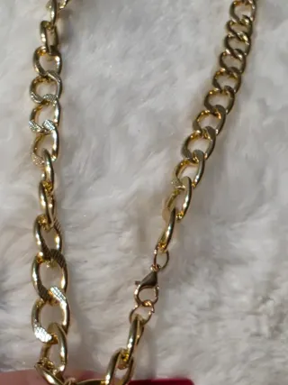 Collar cadena filigrana oro