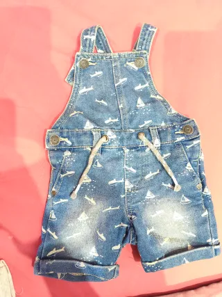 Peto vaquero niño tiburones y barcos