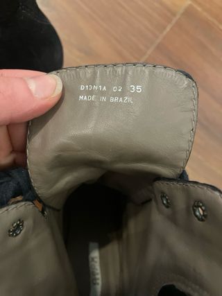 Botines Geox Negros Tacón