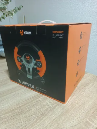 Volante KROM K-DRIVER Multi-Plataforma