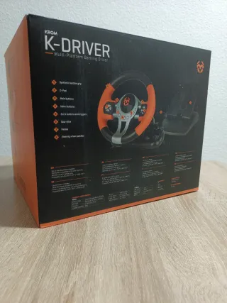 Volante KROM K-DRIVER Multi-Plataforma