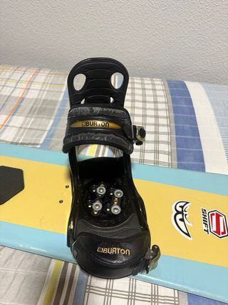 Tabla snowboard Gordon & Smith y fijaciones Burton