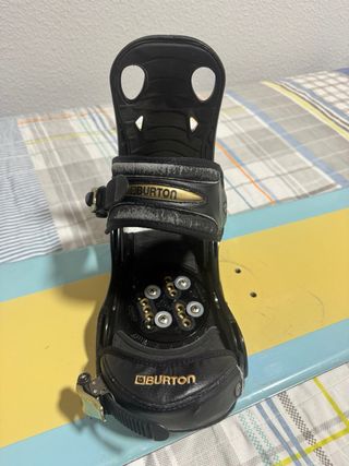 Tabla snowboard Gordon & Smith y fijaciones Burton