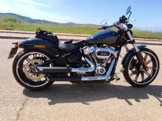 Harley Davidson Custom Verde