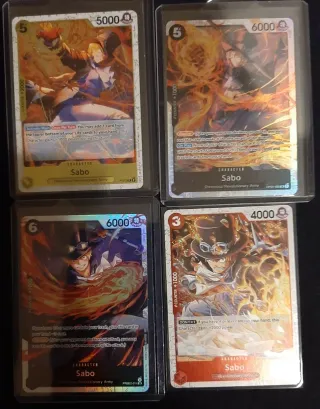 Carte One Piece Sabo - Set 6 Carte