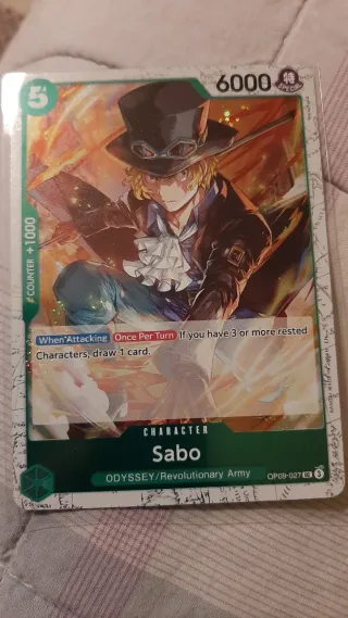 Carte One Piece Sabo - Set 6 Carte