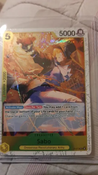 Carte One Piece Sabo - Set 6 Carte