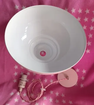 Nueva en caja. Lámpara Colgante Rosa Pastel Ø29cm