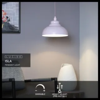 Nueva en caja. Lámpara Colgante Rosa Pastel Ø29cm