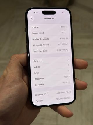 iPhone 15 128GB Negro