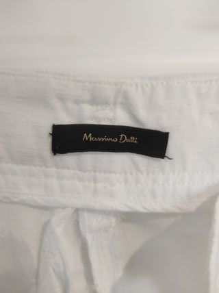 Pantalón blanco Massimo Dutti elegante