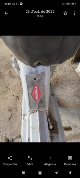 Ciclomotor Torrot antiguo