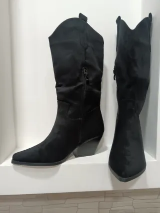 Stivali Camperos Neri Donna