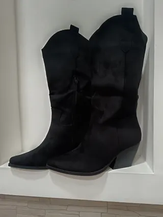 Stivali Camperos Neri Donna