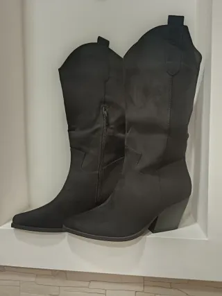 Stivali Camperos Neri Donna