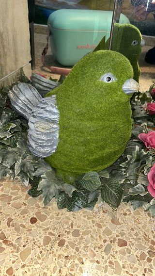 Figura exterior Pájaro Césped 30x20cm