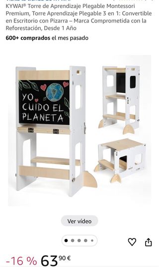 Torre di apprendimento pieghevole KYWAI Montessori