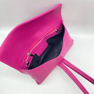 Bolso de mano rosa con correa 1001