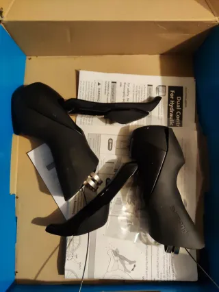 Manetas Shimano ST-RS405, hidráulicas 2x10