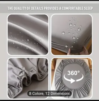 Coprimaterasso matrimoniale impermeabile