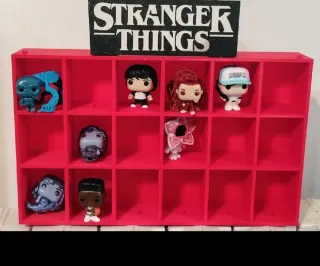 Estantería Stranger Things Roja